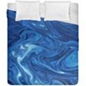 Blue Pattern Texture Art Duvet Cover Double Side (California King Size) View1