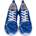 Blue Pattern Texture Art Men s Lightweight Sports Shoes View1