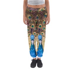 Bird Peacock Feather Women s Jogger Sweatpants