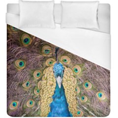 Bird Peacock Feather Duvet Cover (king Size)