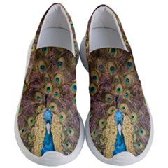 Bird Peacock Feather Women s Lightweight Slip Ons