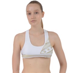 Christmas Tree Star Criss Cross Racerback Sports Bra by HermanTelo