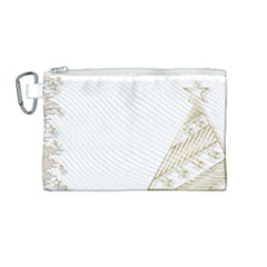 Christmas Tree Star Canvas Cosmetic Bag (medium) by HermanTelo