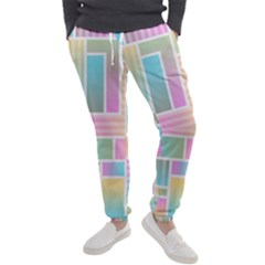 Color Blocks Abstract Background Men s Jogger Sweatpants