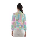 Color Blocks Abstract Background Women s Windbreaker View2