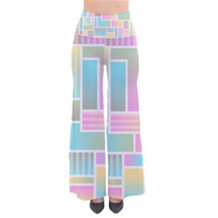 Color Blocks Abstract Background So Vintage Palazzo Pants