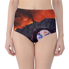 Earth Day Classic High-waist Bikini Bottoms