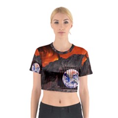 Earth Day Cotton Crop Top