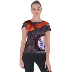 Earth Day Short Sleeve Sports Top 