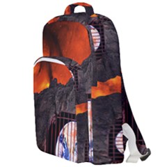 Earth Day Double Compartment Backpack