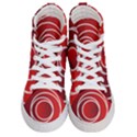 Circles Red Men s Hi-Top Skate Sneakers View1