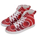 Circles Red Men s Hi-Top Skate Sneakers View2