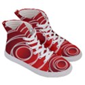 Circles Red Men s Hi-Top Skate Sneakers View3