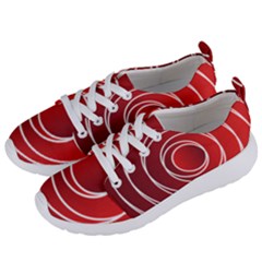 Circles Red Women s Lightweight Sports Shoes