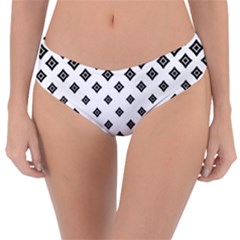 Concentric Plaid Reversible Classic Bikini Bottoms