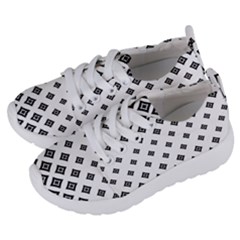 Concentric Plaid Kids  Lightweight Sports Shoes