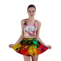 Color Abstract Polygon Mini Skirt by HermanTelo