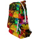 Color Abstract Polygon Travelers  Backpack View1