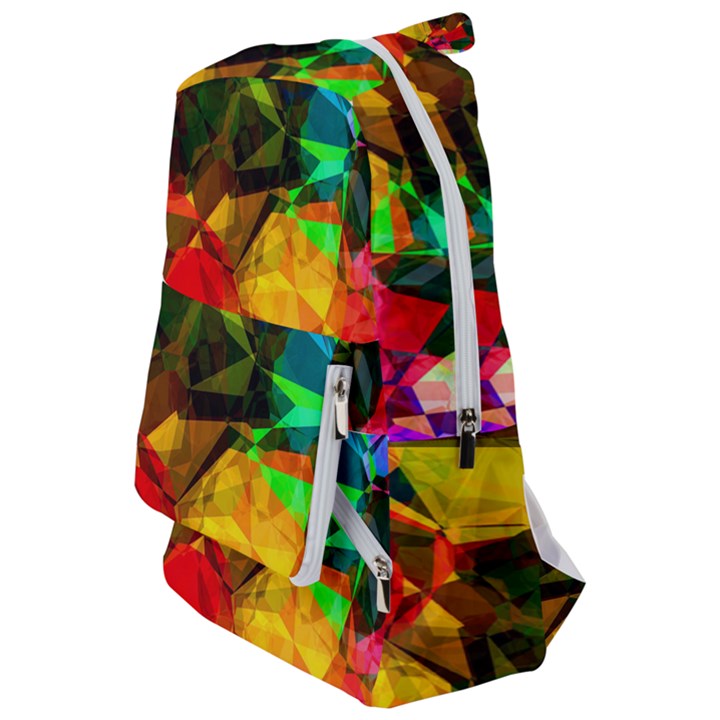 Color Abstract Polygon Travelers  Backpack