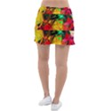 Color Abstract Polygon Tennis Skirt View2