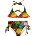 Color Abstract Polygon Kids  Classic Bikini Set View1