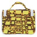 Cubes Grid Geometric 3d Square Satchel Handbag View3