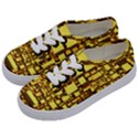 Cubes Grid Geometric 3d Square Kids  Classic Low Top Sneakers View2