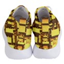 Cubes Grid Geometric 3d Square Women s Lightweight High Top Sneakers View4