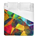 Color Abstract Polygon Background Duvet Cover (Full/ Double Size) View1