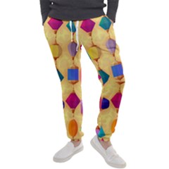 Colorful Background Stones Jewels Men s Jogger Sweatpants