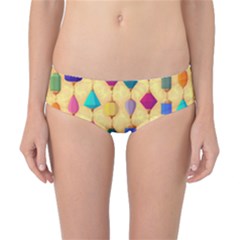 Colorful Background Stones Jewels Classic Bikini Bottoms