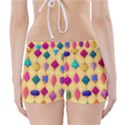 Colorful Background Stones Jewels Boyleg Bikini Wrap Bottoms View2