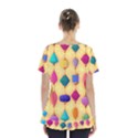 Colorful Background Stones Jewels Skirt Hem Sports Top View2