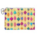 Colorful Background Stones Jewels Canvas Cosmetic Bag (XL) View1