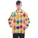 Colorful Background Stones Jewels Men s Half Zip Pullover View1