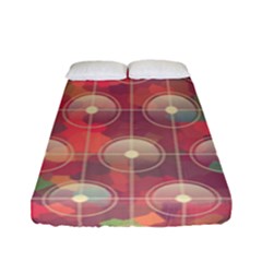 Colorful Background Abstract Fitted Sheet (full/ Double Size) by HermanTelo