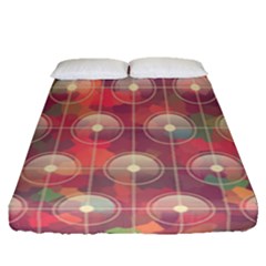 Colorful Background Abstract Fitted Sheet (queen Size)