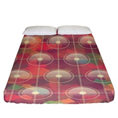 Colorful Background Abstract Fitted Sheet (king Size)