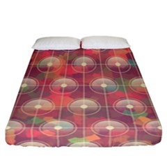 Colorful Background Abstract Fitted Sheet (california King Size)