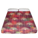 Colorful Background Abstract Fitted Sheet (California King Size) View1