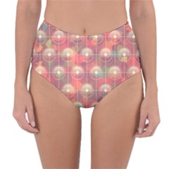 Colorful Background Abstract Reversible High-waist Bikini Bottoms by HermanTelo