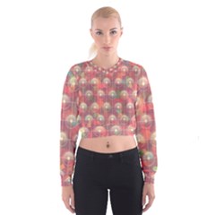 Colorful Background Abstract Cropped Sweatshirt