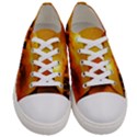 City Sun Clouds Smog Sky Yellow Women s Low Top Canvas Sneakers View1