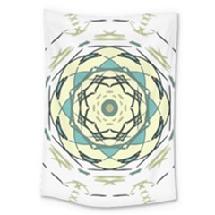 Circle Vector Background Abstract Large Tapestry