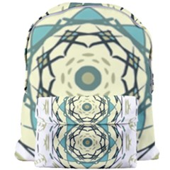 Circle Vector Background Abstract Giant Full Print Backpack