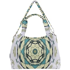 Circle Vector Background Abstract Double Compartment Shoulder Bag