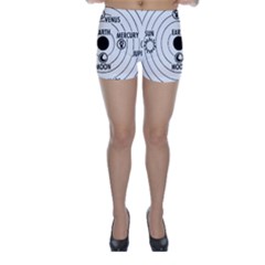 Earth Geocentric Jupiter Mars Skinny Shorts