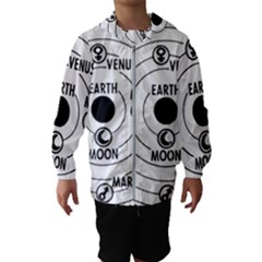 Earth Geocentric Jupiter Mars Kids  Hooded Windbreaker