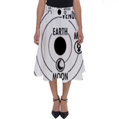 Earth Geocentric Jupiter Mars Perfect Length Midi Skirt by HermanTelo