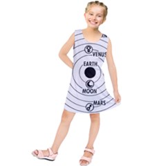 Earth Geocentric Jupiter Mars Kids  Tunic Dress by HermanTelo